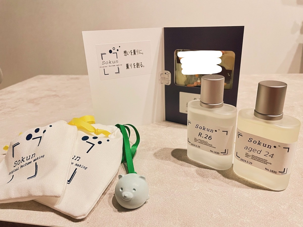 自分だけの香水作りの画像