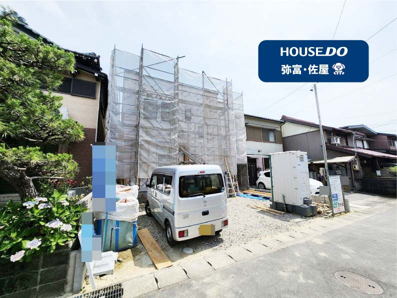 【近鉄弥富駅近の新築】上棟！弥富市鯏浦町 全1棟の画像