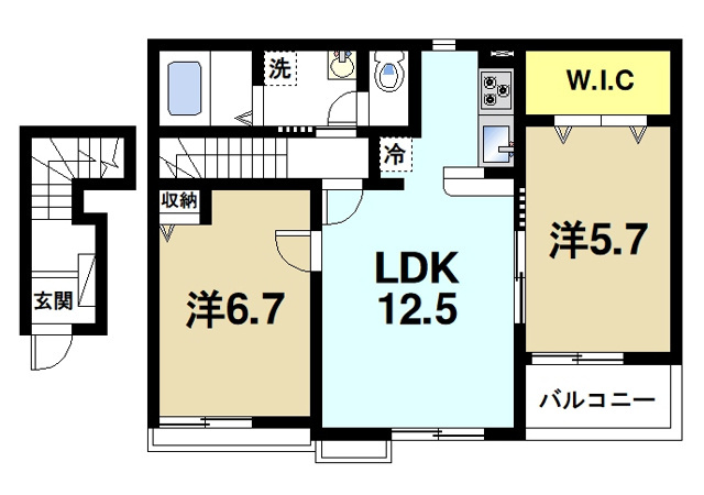 ノイカーサの間取り図1