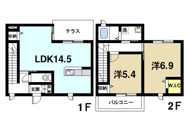 アクシアの間取り図1