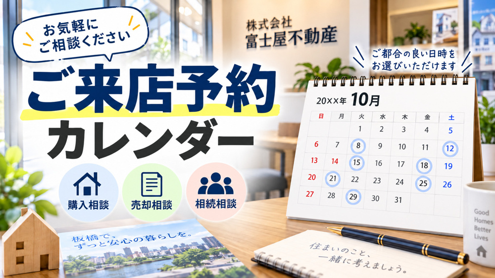 ご来店予約カレンダーの画像
