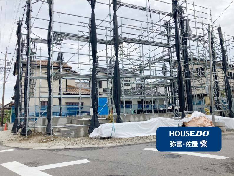【近鉄弥富駅近の新築】上棟前！弥富市鯏浦町気開 全2棟の画像