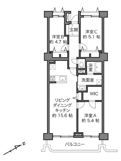 １２階　間取り