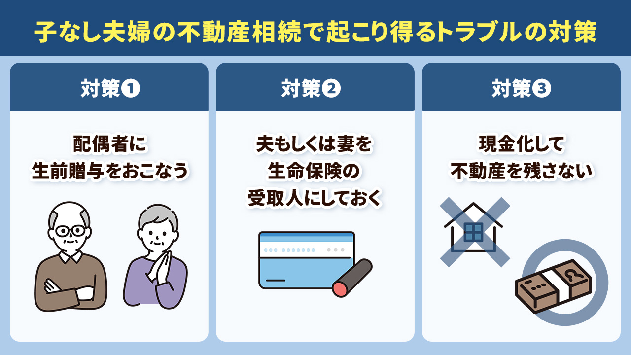 子なし夫婦の不動産相続で起こり得るトラブルの対策