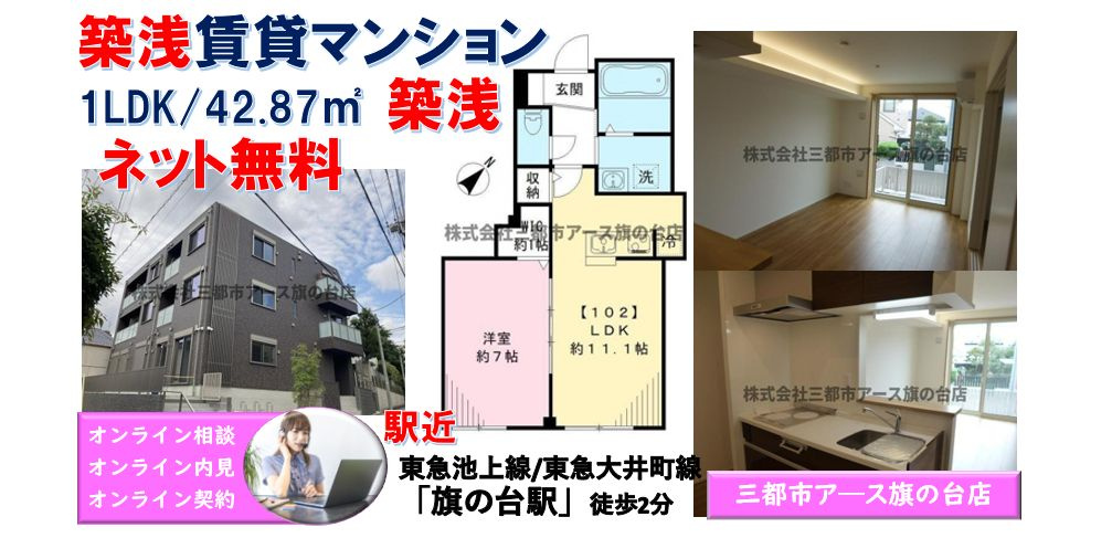 【パピエ旗の台】