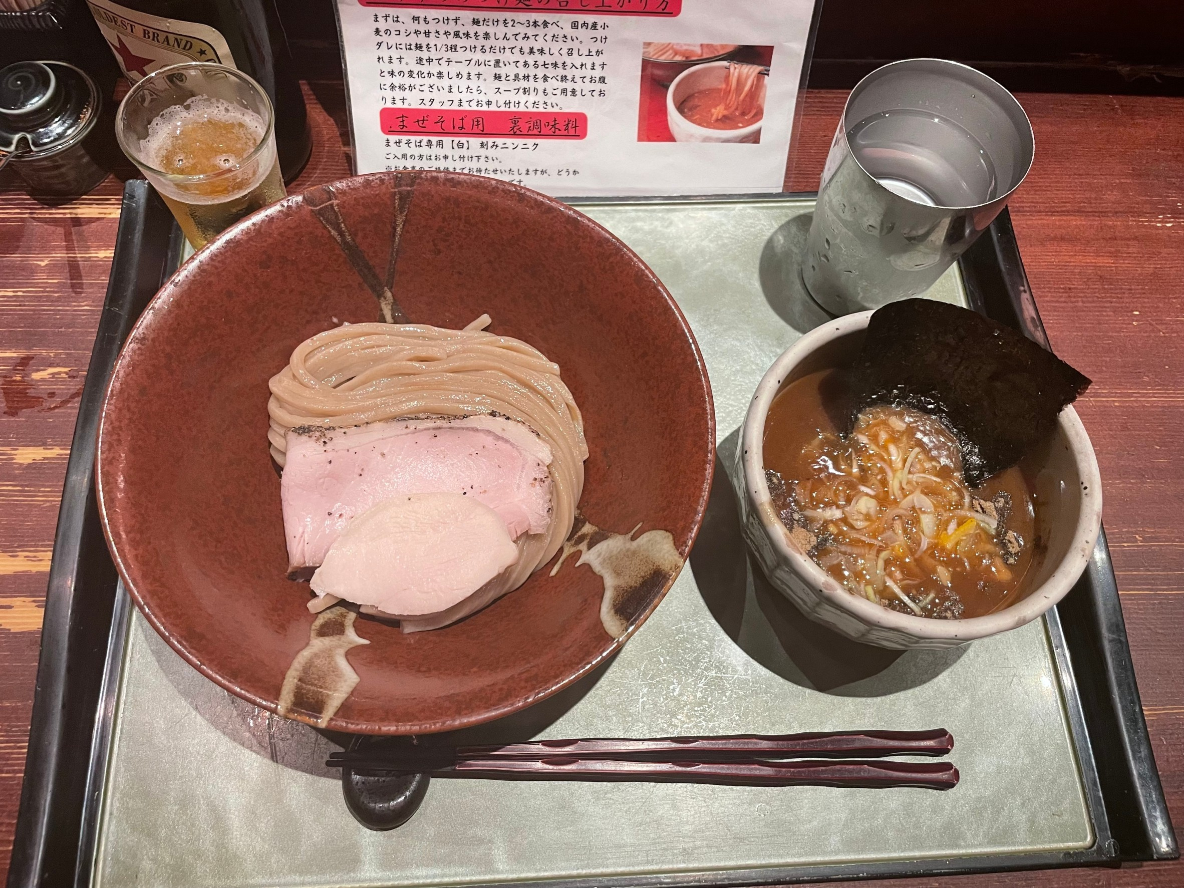 六甲道の行列必至のつけ麺「繁田」の画像