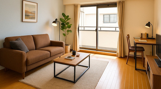 【ルームツアー】サンモールMR｜カウンターキッチンが素敵！ワンルームマンション☆の画像