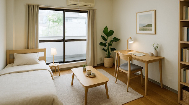 【ルームツアー】トマトハウス｜駅近女性専用マンション！バス・トイレ別のエアコン付き♪の画像