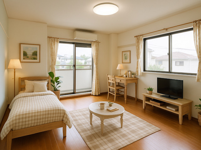 【ルームツアー】ボヌールB|広々な洋室が魅力的!オートロック付きレディースマンション☆の画像