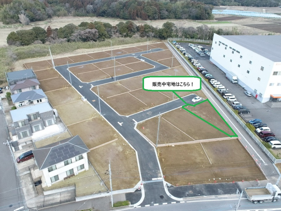 【土地・仲介手数料なし】建築条件なし・龍ケ崎市白羽宅地32の画像