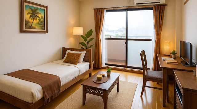 【ルームツアー】サンガーデン｜南向きで日当たりバッチリな1Kマンション！天理大学徒歩圏内で一人暮らしにオススメ♪の画像