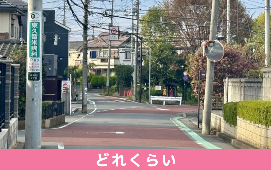 賃貸物件で駅徒歩20分の場合どれくらいの距離？
