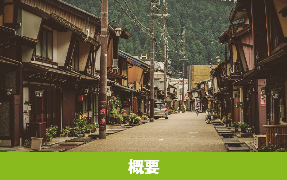 岐阜県にある郡上八幡の概要