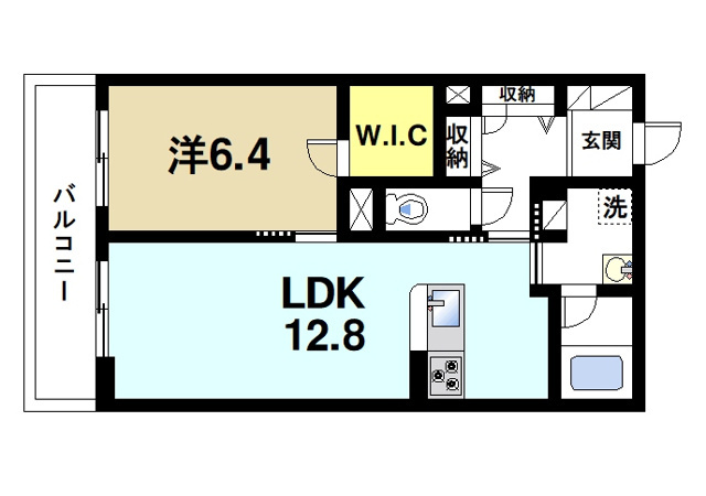 シャーメゾン　ヴィラ学園前の間取り図4