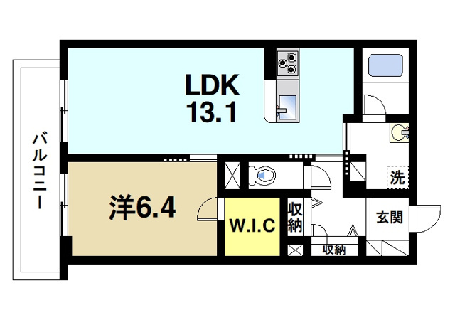 シャーメゾン　ヴィラ学園前の間取り図5