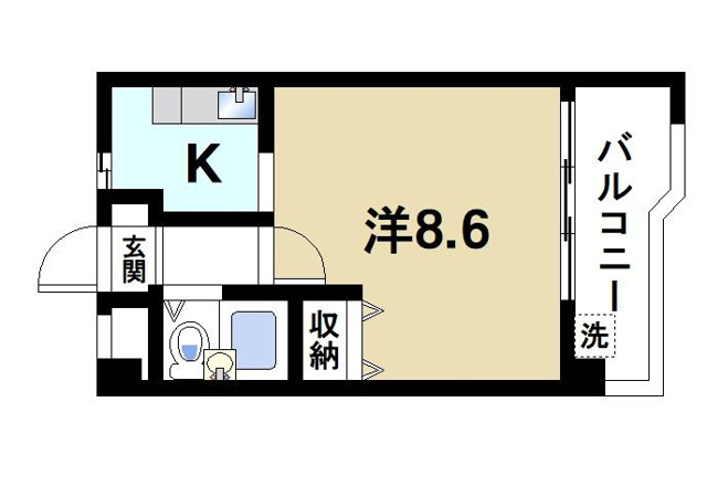 三和平城グランドパレスの間取り図1