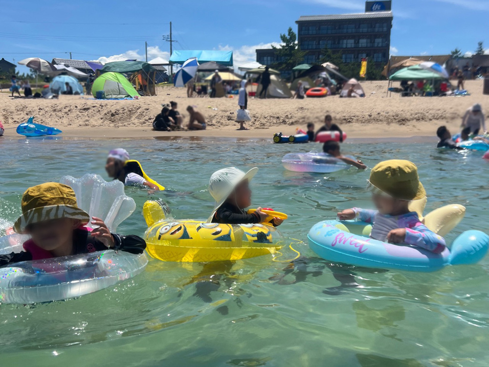 やっと行けました！海水浴！の画像