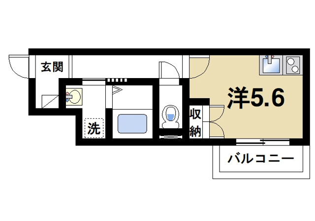 へーベルヴィレッジ奈良女子大前の間取り図2