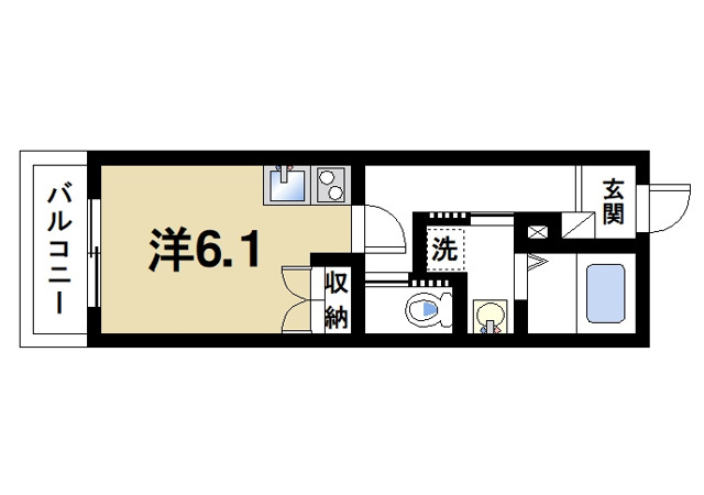 へーベルヴィレッジ奈良女子大前の間取り図3