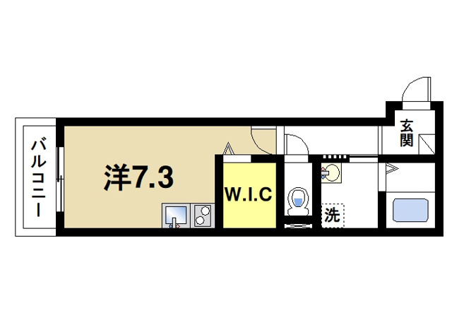 へーベルヴィレッジ奈良女子大前の間取り図3