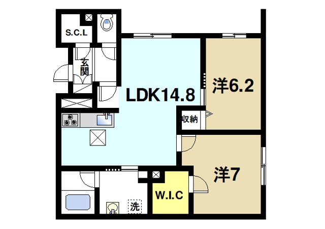 アリスティオ　ルクスの間取り図1