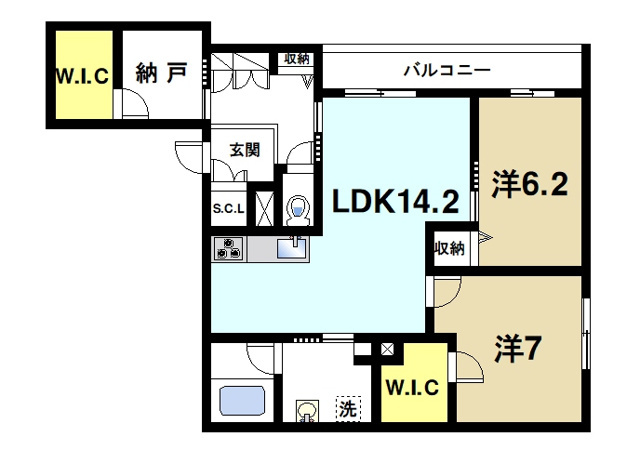 アリスティオ　ルクスの間取り図2