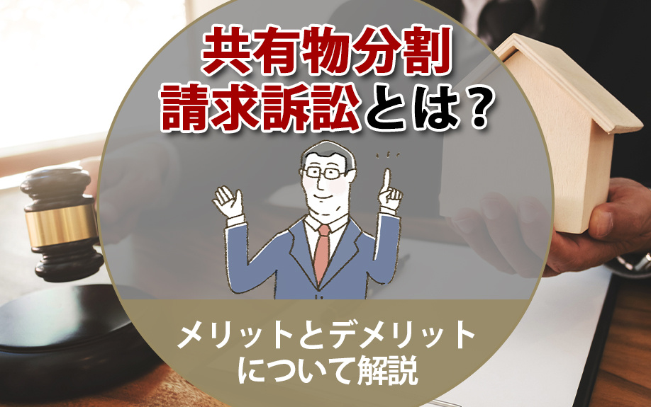 共有物分割請求訴訟とは？メリットとデメリットについて解説の画像
