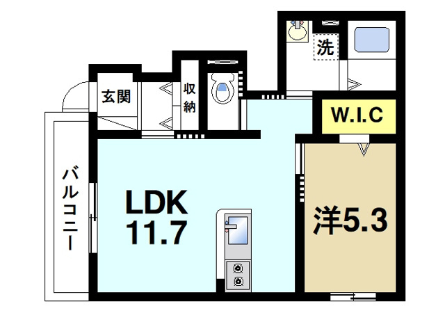 オリエンテ　トレの間取り図1