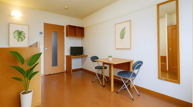 【ルームツアー】レオパレスHalf Moon｜新生活オススメアパート！宅配ボックス・防犯カメラ有り☆の画像