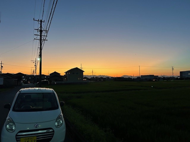 【愛西市不動産売却】夕暮れの画像