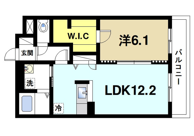 エーキューブの間取り図1