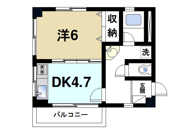 マーメイドTの間取り図1