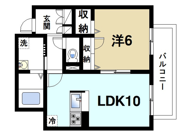 フェリオ城山台ウエストの間取り図1