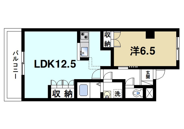ハッピーヒルズの間取り図1