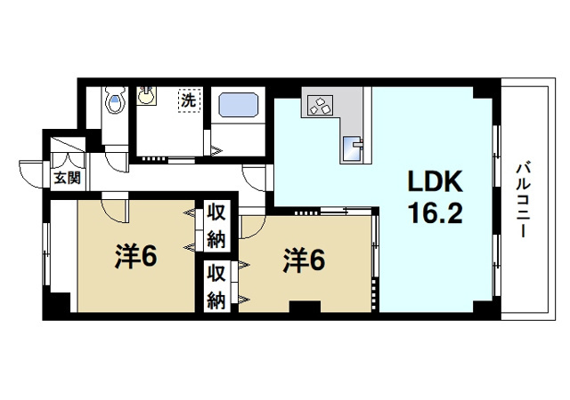 TKレオンビルの間取り図1