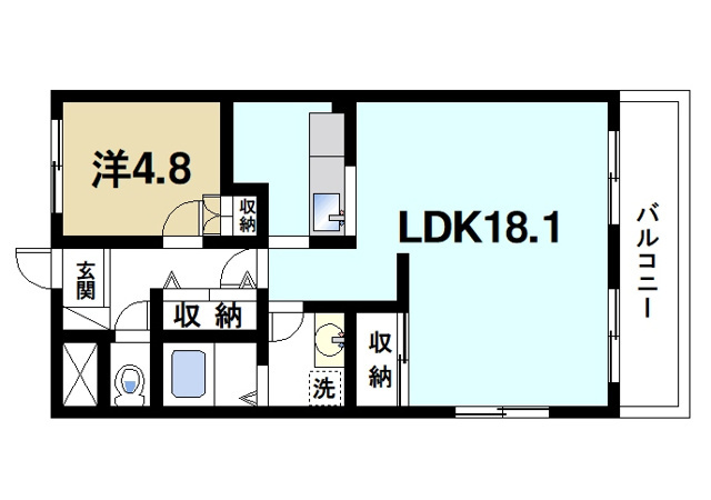KARAMOSS（カラモス）の間取り図1