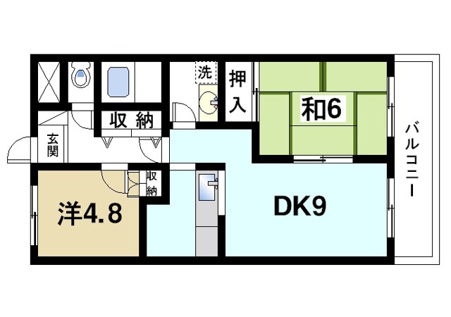 KARAMOSS（カラモス）の間取り図1