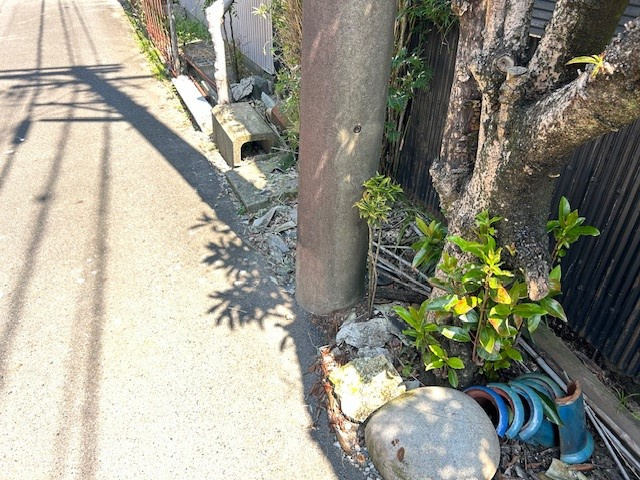 【あま市の不動産売却】電柱の画像