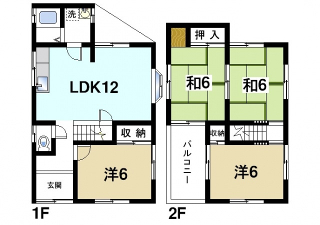 俵口町戸建（1154-49）の間取り図1