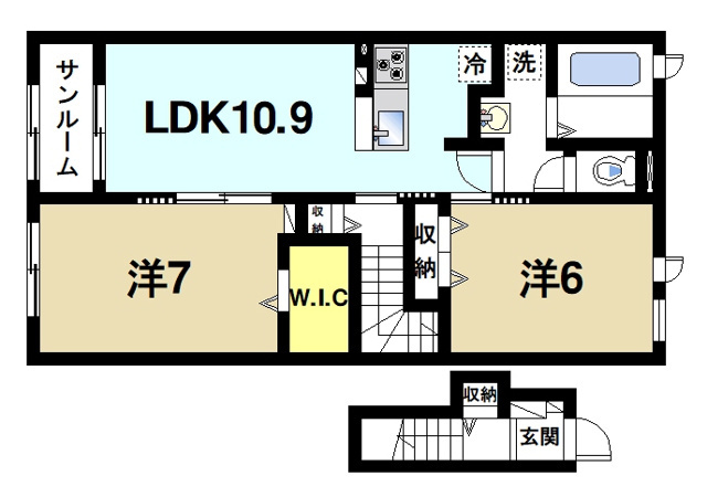  フェリーチェの間取り図2