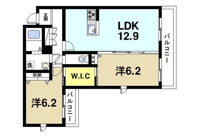 ＢＥＬＬＡＶＩＳＴＡの間取り図4