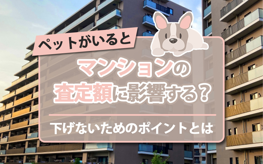 ペットがいるとマンションの査定額に影響する？下げないためのポイントとはの画像