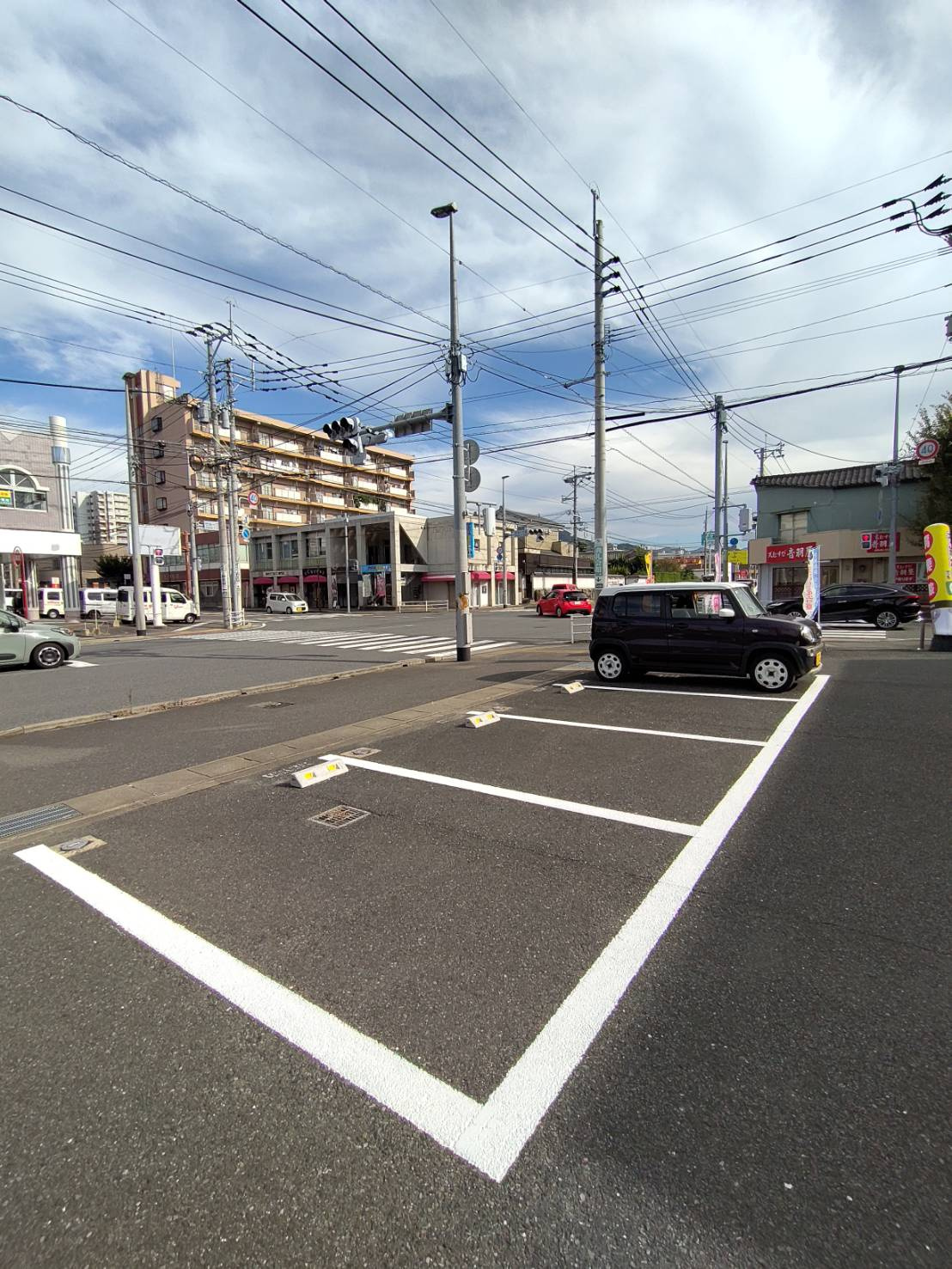 駐車場　白線引き直しの画像