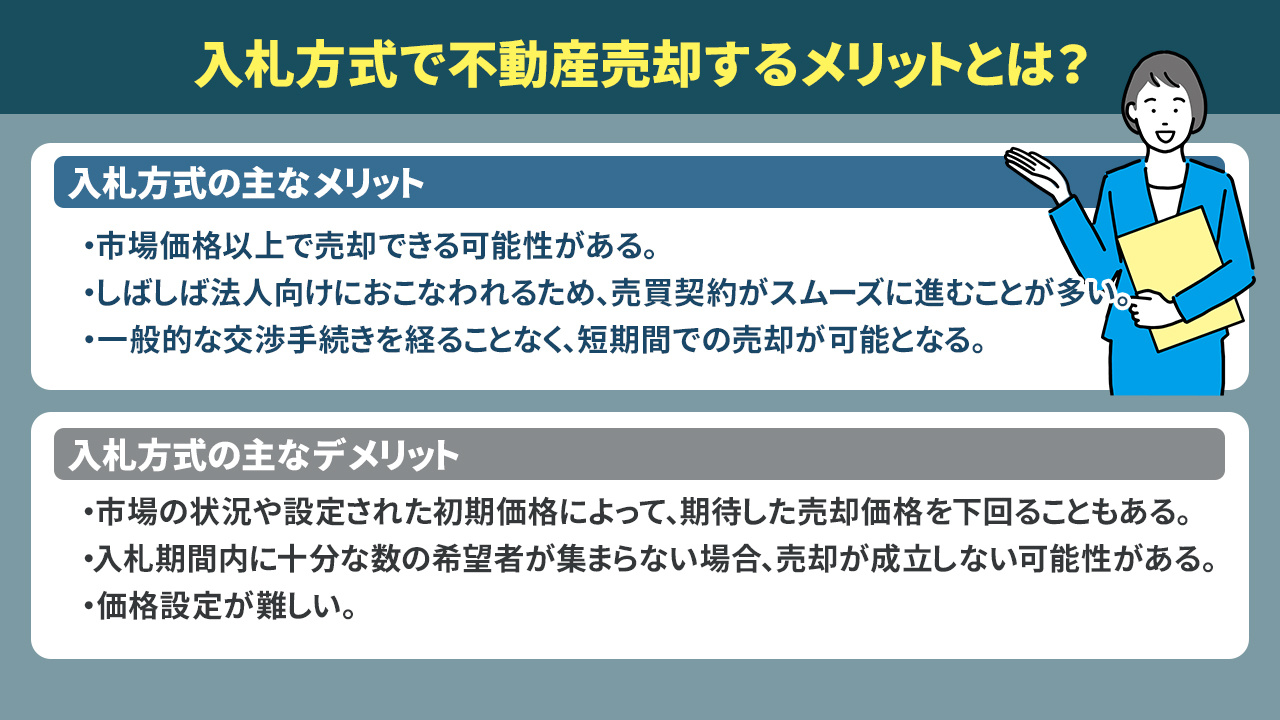 入札方式で不動産売却するメリットとは？
