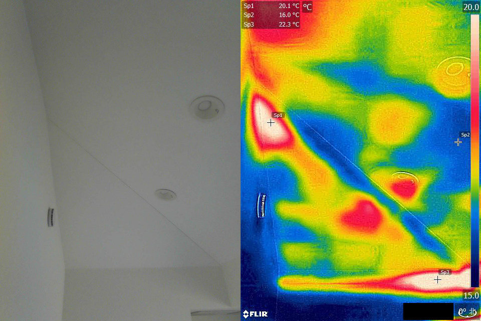寄棟断熱のサーモ