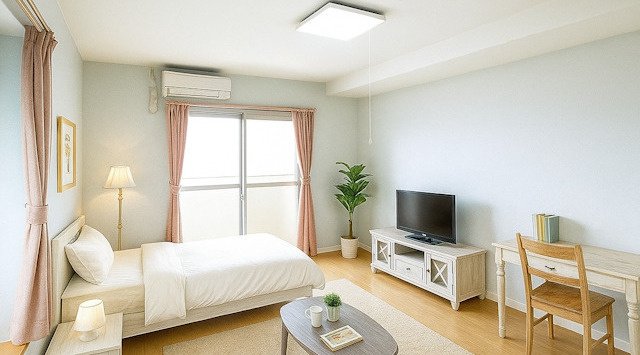 【ルームツアー】結充ImmeubleA館｜洋室広々のワンルームで一人暮らしスタート！オートロック付きマンション☆の画像