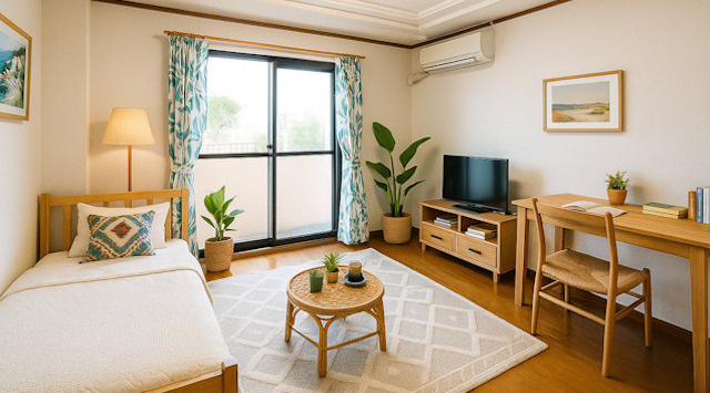 【ルームツアー】FINE145M｜天理大学生さんにオススメがっちり構造の1K！バス・トイレ別のセパレートで収納も広々◎の画像