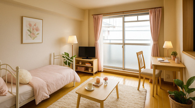 【ルームツアー】シャトレーＫ｜天理駅近の天理大学生にオススメな1Kマンション！バストイレ別のオール電化の画像