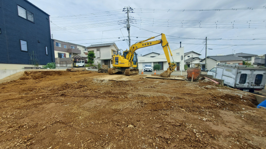 【新着】沼津市岡一色分譲地　1宅地【販売案内】 11月1日現在の工事進捗状況！！　の画像
