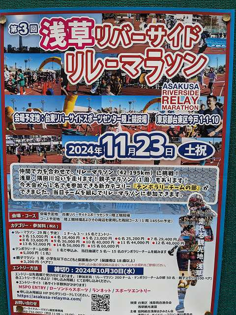 台東区浅草リバーサイドリレーマラソンの画像